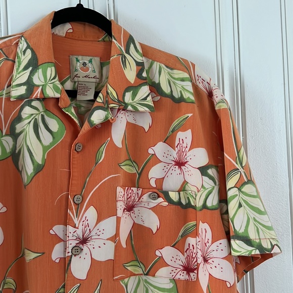 Hibiscus Hawaiian shirt (xl) by Joe Marlin - Picture 4 of 8